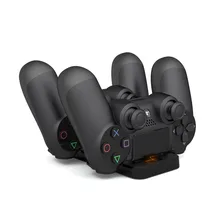 Контроллер с двойной ручкой беспроводные зарядные устройства двойной USB зарядная док-станция Подставка для Playstation 4 PS4 тонкий двойной зарядной док-станции