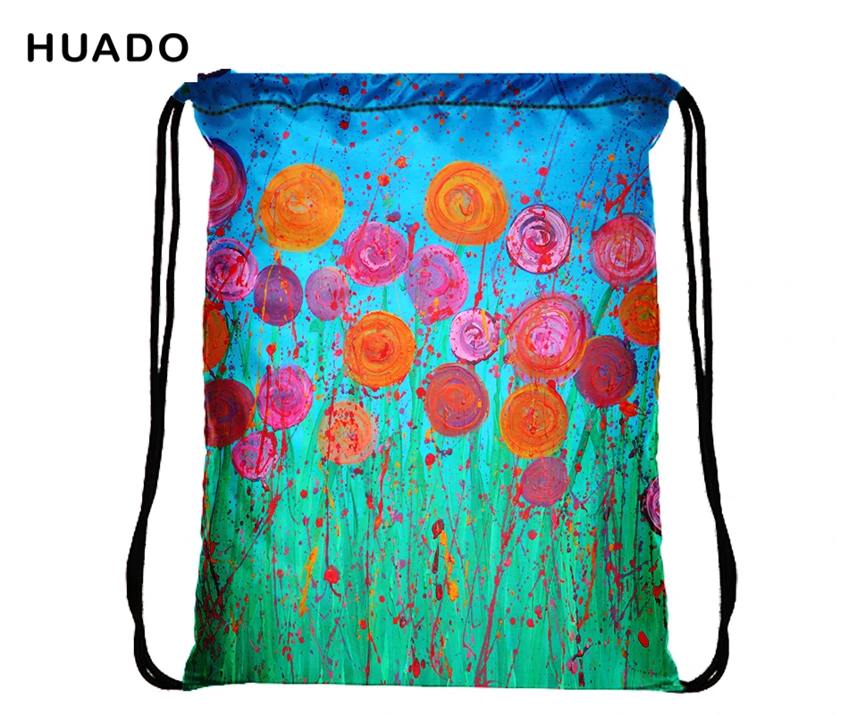 

van gogh Drawstring backpack cool Backpacks 3D Printing Bags Shoulder Bag Rucksack gym bag for sports