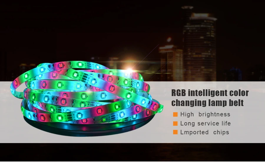 Bluetooth контроллер RGB Светодиодные полосы набор 12 в светодиодные ленты 5050 5 м 60 Светодиодный/м+ Bluetooth контроллер