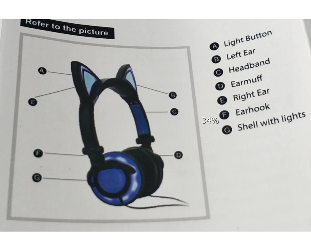 Кошачьи наушники светящиеся наушники с кошачьими ушками стерео 3,5 мм Проводная игровая гарнитура для ПК геймера мобильный телефон SP4 xbox ONE ноутбук
