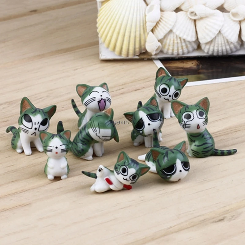 Новый мультфильм Lucky Cats микро пейзаж котенок Microlandschaft горшок культура