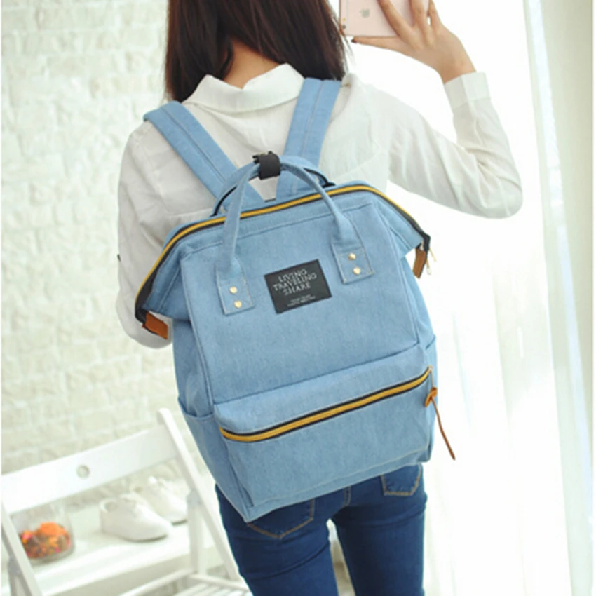 2016 Women Canvas Backpacks School Bags For Teenagers Girls Large Travel Rucksack backbag Bolsas Mochilas Femininas Sac A Dos