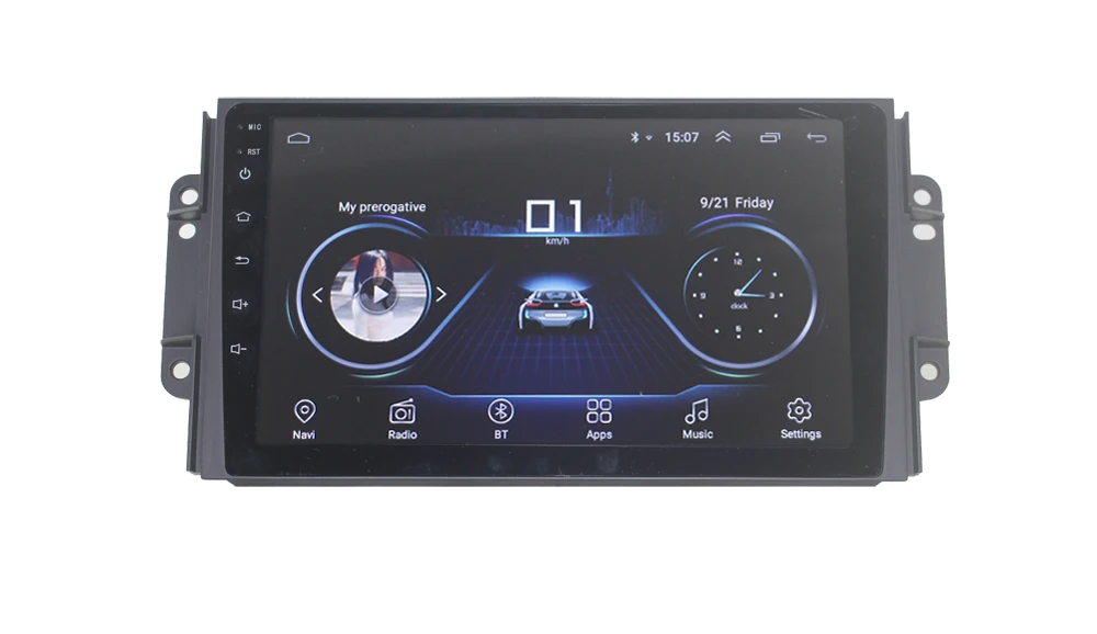 Perfect HANGXIAN 9" Quadcore Android 8.1 Car radio for Chery Tiggo 3X Tiggo 2 3 car dvd player GPS navi with 1G RAM 16G ROM Wifi 11