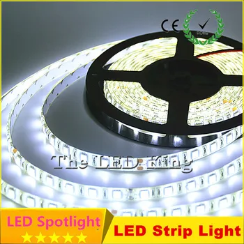 

High quality LED Strip light 5050 SMD DC12V 5M 300led flexible 5730 bar light high brightness Non-waterproof indoor home decor