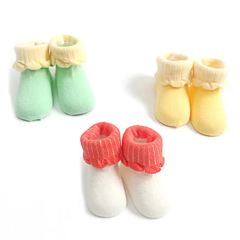 

Newborn Baby Non-slip Warm Cotton Socks Autumn Winter Thicken Warm Boy Girl Socks Floor Wear Antiskid Sock For Kids 0-18M