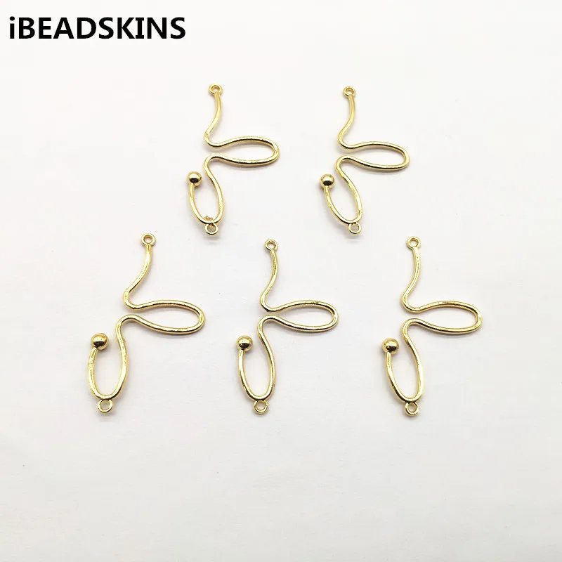 

New arrival! 44X25mm 100pcs Irregular-shape charm for Stud earring/earrings accessories/Earring parts/hand Made Jewelry DIY