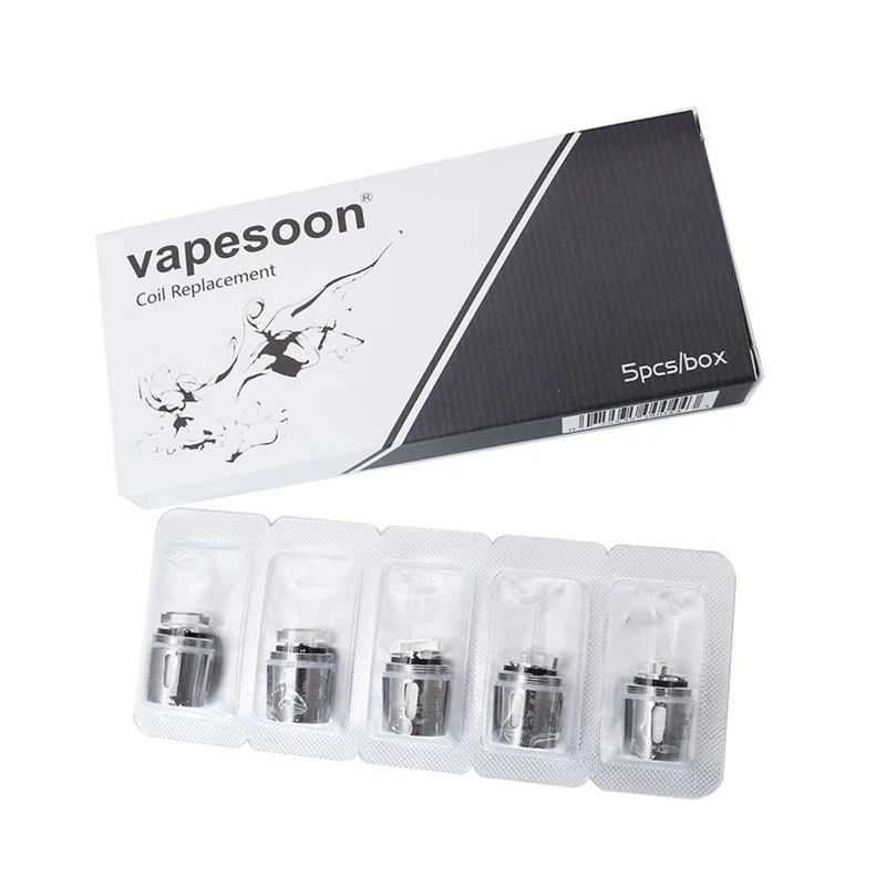 

TFV8 Baby Coil head Baby Beast Coils from Vapesoon V8 Baby Q2 X4 T8 Core Atomizer evaporators Coil Head For TFV8 baby tank 5pcs