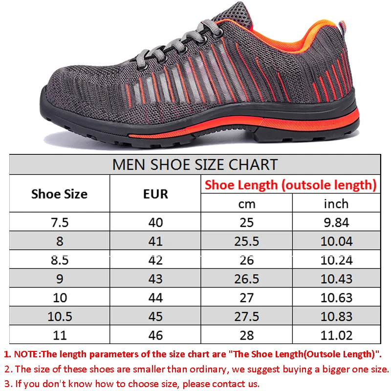 AtreGo الرجال في الهواء الطلق سلامة العمل الصلب اصبع القدم حذاء غير قابل للتدمير الرصاص ميدسولي AtreGo الرجال في الهواء الطلق سلامة العمل الصلب اصبع القدم حذاء غير قابل للتدمير الرصاص ميدسولي