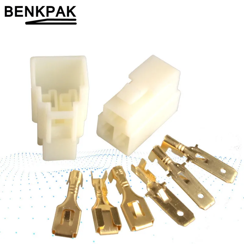Комплект электрических разъемов 6 3 мм P pin|connector kit|6.3mm connector6.3 connector |