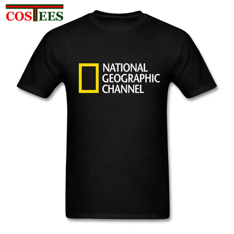 2018 модная футболка NATIONAL GEOGRAPHIC CHANNEL Мужская Высокая уличная мужская повседневная