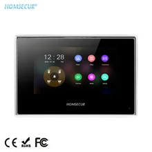 HOMSECUR BM718HD-B " сенсорный экран двери монитор телефона акриловая панель Поддержка записи, фото для HDK серии двери телефон системы