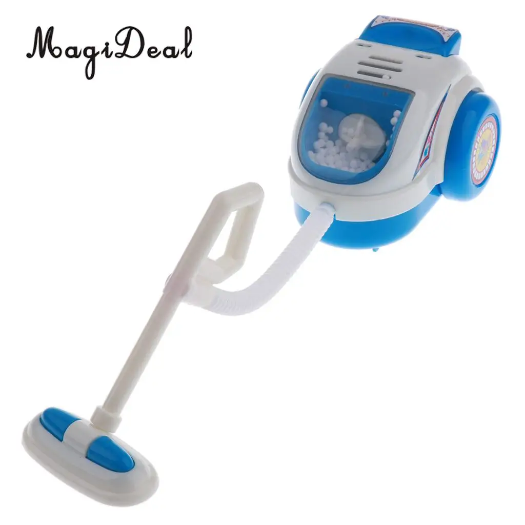 MagiDeal Plastic Simulation Home Appliance for Kids Children Pretend Role Play Furniture Toy - Blue Vacuum Cleaner