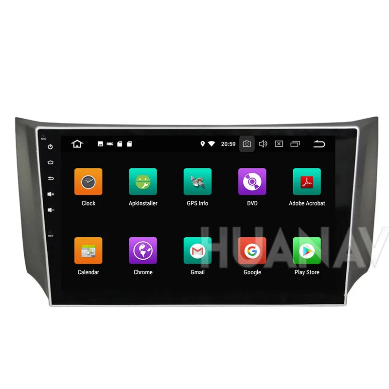 Android8.0 автомобильный DVD плеер GPS ГЛОНАСС навигация для Nissan sylphy Sentra pulsar (Австралия)