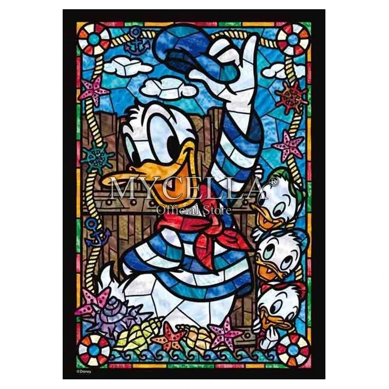 

5D Diamond Painting Kit Donald Cartoon Diamond Embroidery Cross Stitch DIY Rhinestone Diamond Mosaic Full Square Wall Decor