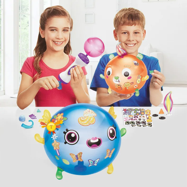 Инновационный ручной работы липкий шар DIY игрушки для детей Chid детей Bobo липкий музыкальный мяч машина Onoies игрушка для мальчиков и девочек - Цвет: Blows