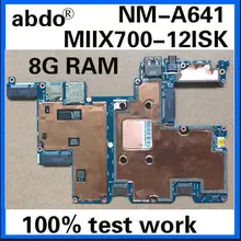 Abdo lenovo MIIX700 MIIX-700-12ISK CMX40 NM-A641 Материнская плата ноутбука 5B20K84201 5B20K84189 Процессор M5 6Y54 8G тест нормально
