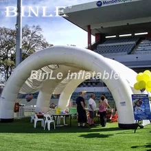 Подгонянный гигантский белый полюс воздуха Надувная палатка в форме арки вечерние события