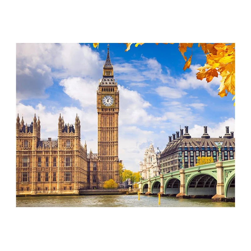 New fashion London landscape diy diamond painting resin square drill full embroidery diamond modern picture