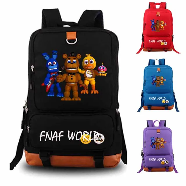 Five Nights At Freddy's Backpack fnaf world student school bag Notebook