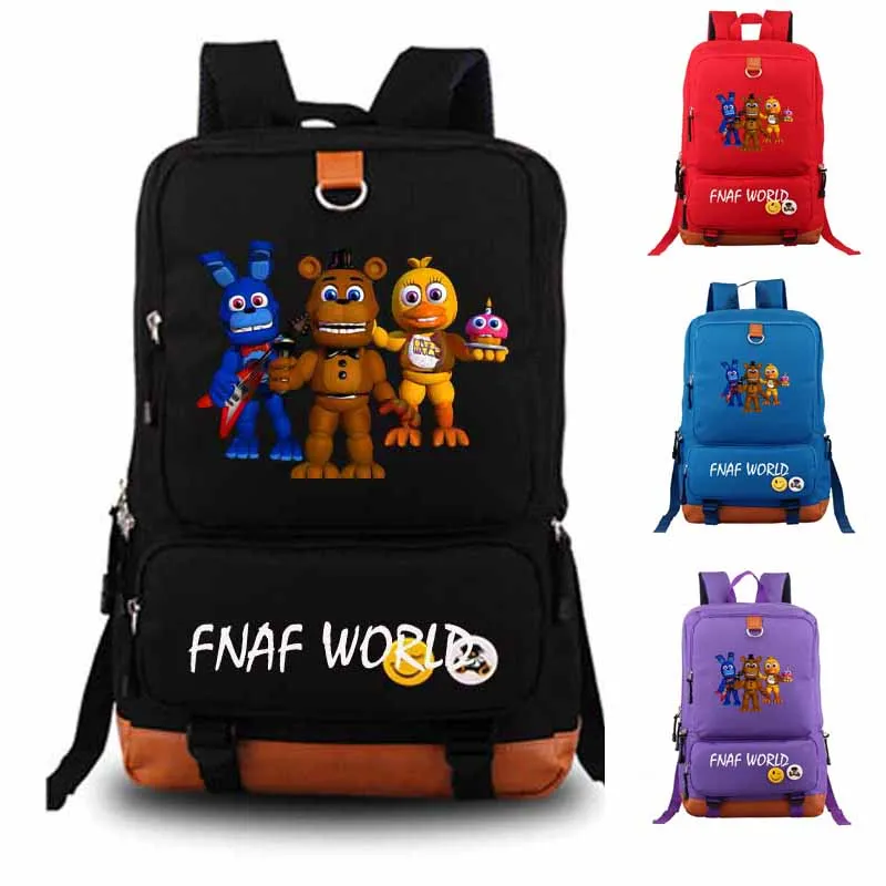 Рюкзак Five Nights At Freddy's fnaf world Студенческая школьная сумка рюкзак для ноутбука
