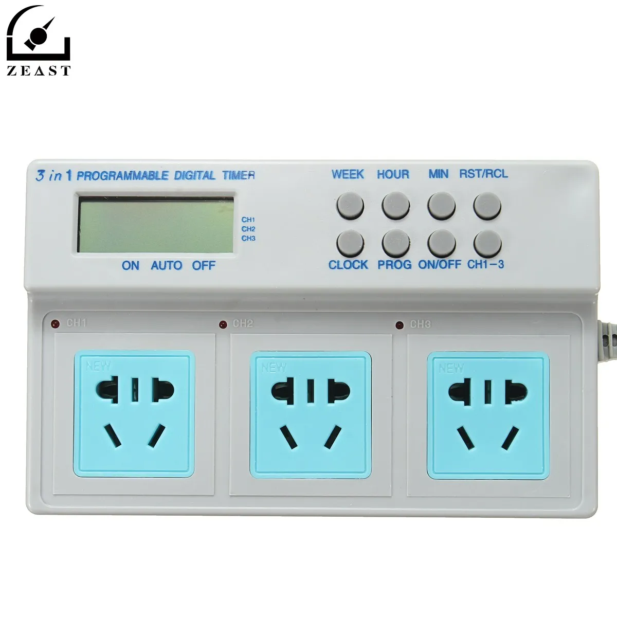 

Digital Timer Socket AU Plug Microcomputer Control 3in1 Programmable High Power