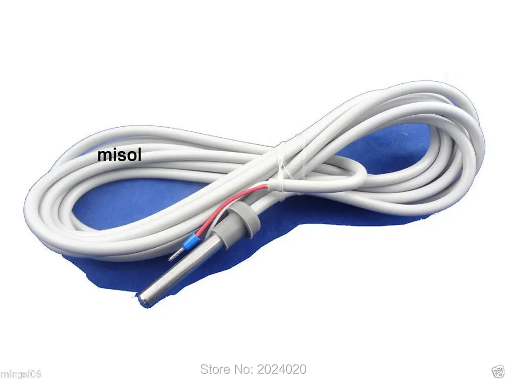 

NTC10K Temperature Sensor PVC cable, 3 meters, for Solar Water Heater