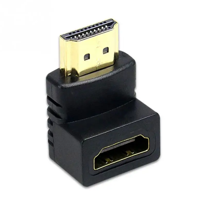 HDMI 1080P адаптер 90 градусов 270 градусов соединитель конвертер мужчин и женщин ТВ