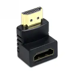 HDMI 1080 P адаптер 90 градусов 270 градусов переходник конвертер мужчин и женщин ТВ