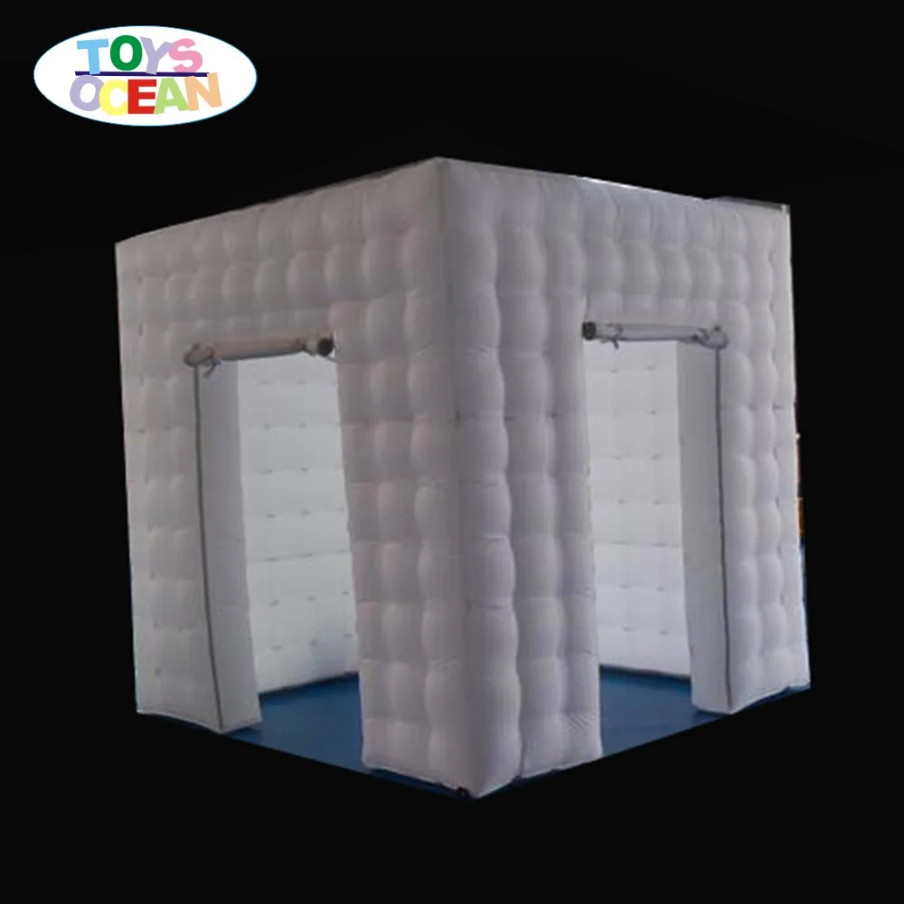 

colorful inflatable LED photo booth cube for sale