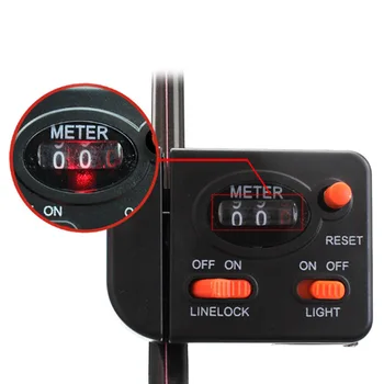 

Mechanical Fishing Line Counter Plastic Clip On Digital Display Depth Finder Meter Gauges DX88