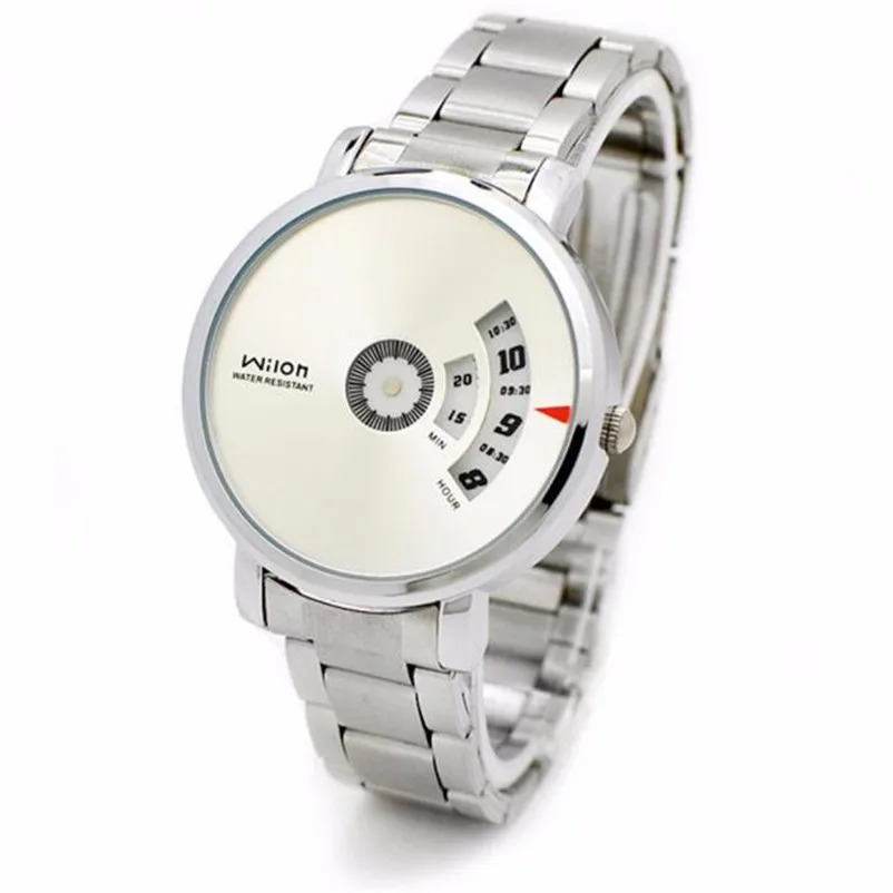 Men's watches quartz watch Fashion Creative Stainless Steel Men's Military Sport Analog Quartz Wrist Watch #2AP22 (7)