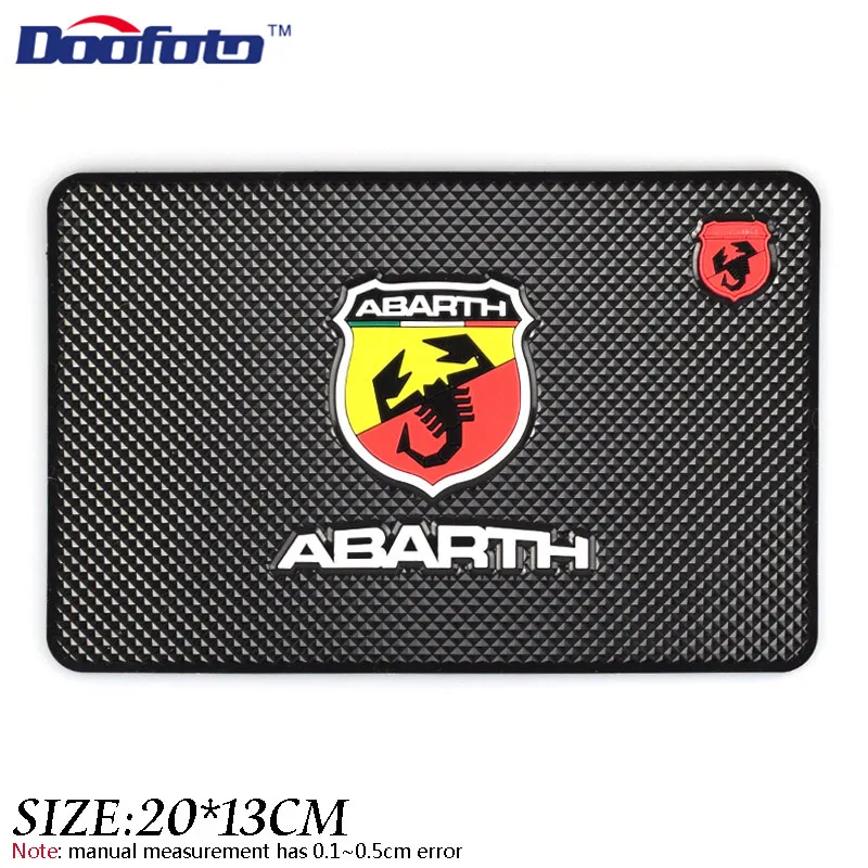 Коврики из ПВХ Doofoto для автомобильного декора Fiat Punto Abarth 500 124 Stilo Ducato Palio эмблема
