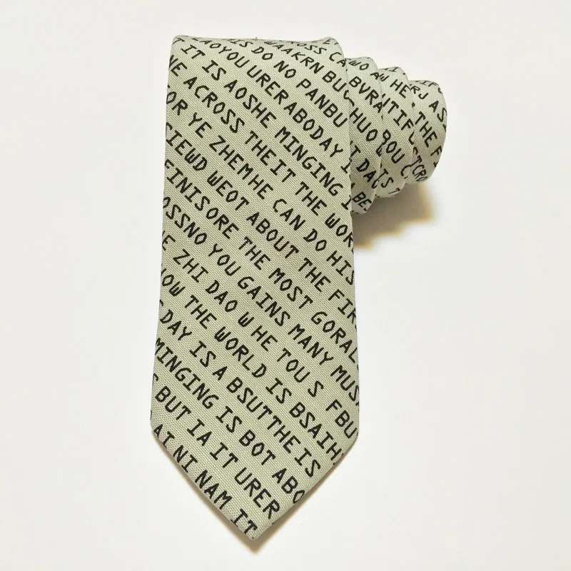 Мужские галстуки с буквенным принтом, мужские галстуки для свадьбы, мужские деловые галстуки 7 см, Мужская модная одежда, аксессуары для рубашки