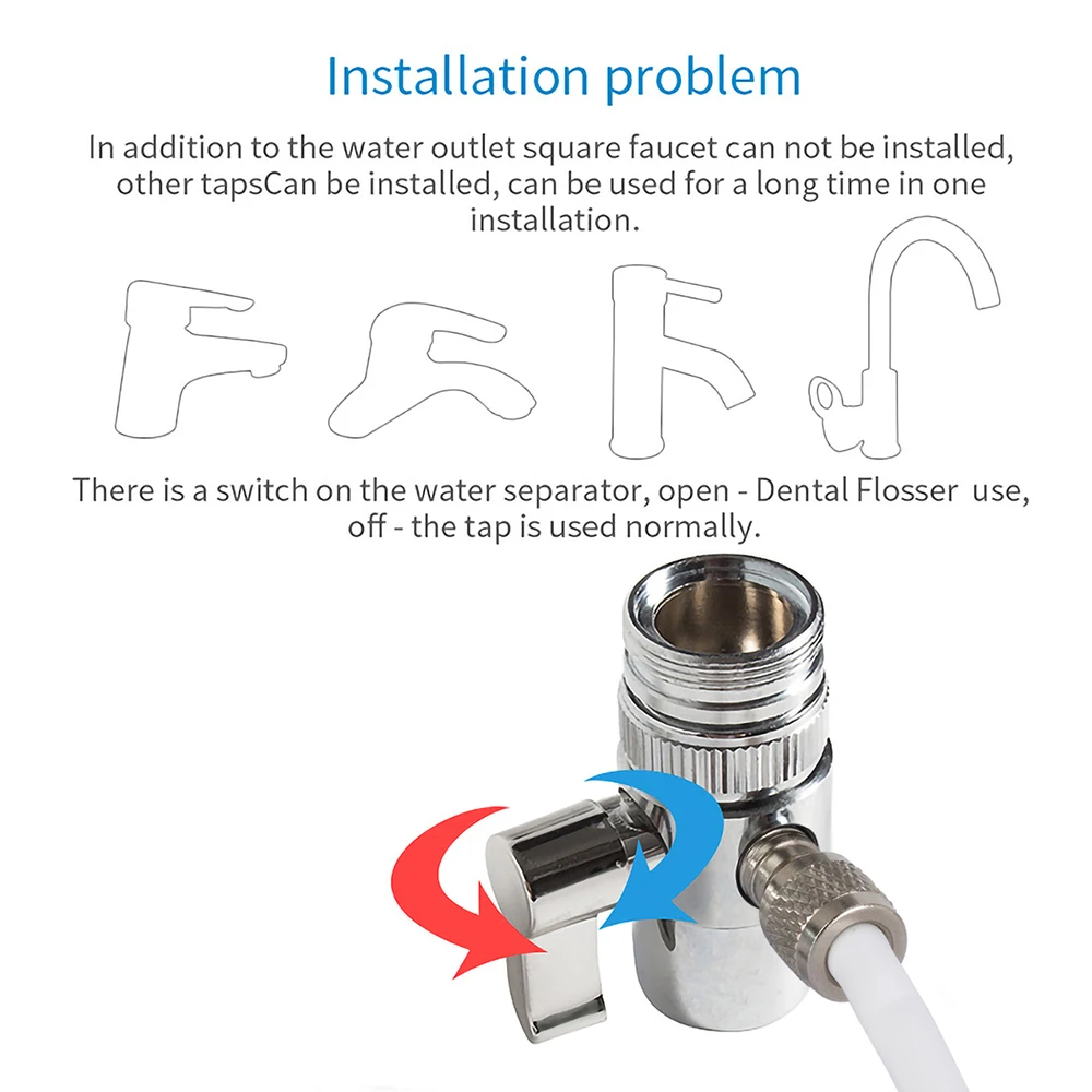 Goede Tackore Kraan Flosser Monddouche Floss Spa Floss Waterstraal Pick Water Dental Pick Orale Irrigatie