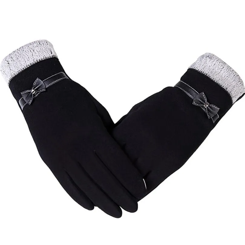 CUHAKCI женские перчатки с сенсорным экраном Зимние Модные женские теплые перчатки рукавицы из кашемира женские наручные перчатки