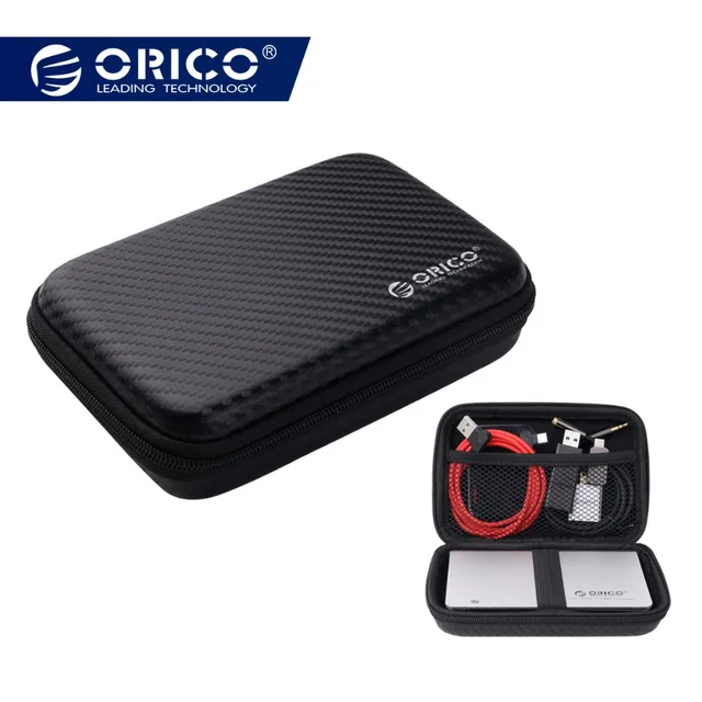 ORICO внешний хранение Твердый чехол HDD SSD сумка для 2,5 жесткий диск power Bank USB кабель зарядное устройство power Bank наушники чехол PHM черный