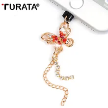 Гаджеты бабочка мобильного телефона ушной колпачок Пылезащитная заглушка для смартфона samsung 3,5 мм разъем для наушников пылезащитные заглушки для iPhone 6 6 S 7 8