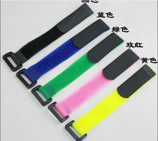 

30pcs/lot 20*2cm loops and hooks nylon Adhesive Fastener Tape tie Sticky Cable Ties Wire Strap cord Wrap Magic Sticky386