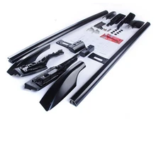 Автомобильный Стайлинг для Toyota Land Cruiser LC200 2008- алюминиевый сплав багажник на крышу боковые рельсы для путешествий на открытом воздухе