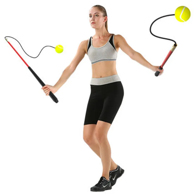 Fitness ball, bouncy ball, handle and ball together, suitable for
