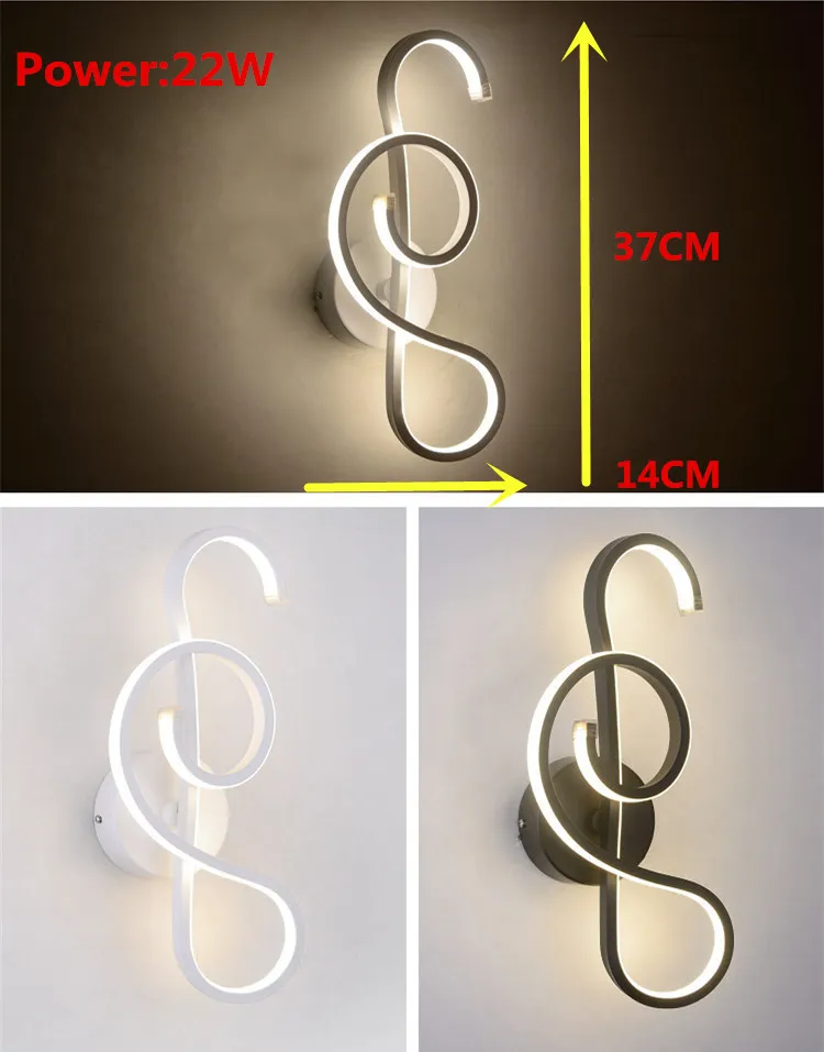 Современный акриловый светодиодный настенный светильник высокой мощности светодиодные лампы модные гостиная спальня светодиодные Настенные светильники яркое энергосберегающее освещение Светодиодные люминесцентные лампы Z2