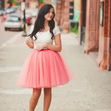 Folobe арбуз бальное платье танцевальная одежда-пачка нарядные юбки Ruched Тюль Плюс Размеры Для женщин Юбки для женщин для Свадебная вечеринка Повседневная юбка