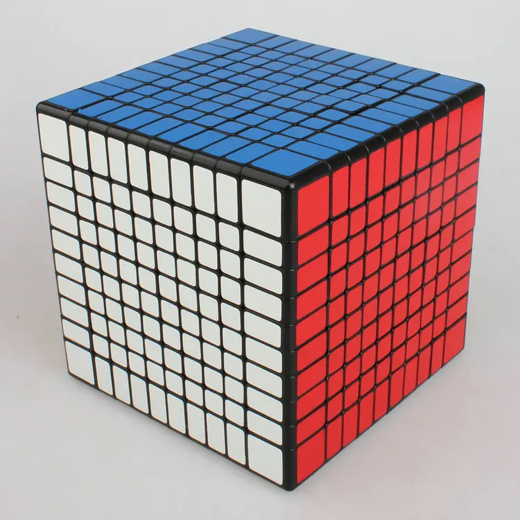 ShengShou 10x10x10 головоломка куб профессиональный ПВХ и матовые наклейки Cubo Magico головоломка скорость Классические игрушки для детей подарок для взрослых