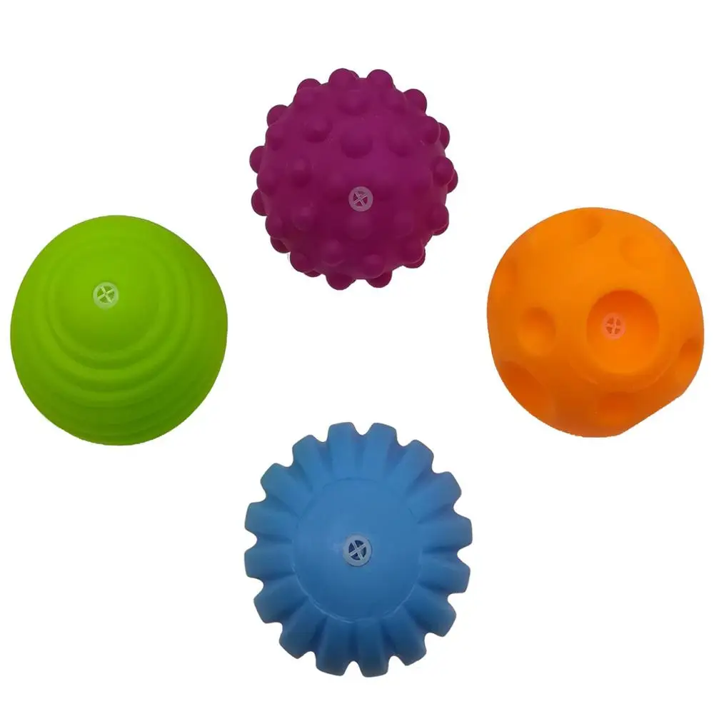 

Baby Rubber Toy Balls Baby Hand Sensory Ball Textured Tactile Baby Senses Development Educational Rubber Toy