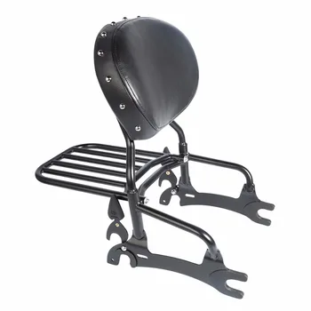 

Motorcycle Backrest Sissy Bar Pad Luggage Rack For Indian Chief Vintage Classic 2014-2018 Dark Horse 2016-2018 2017