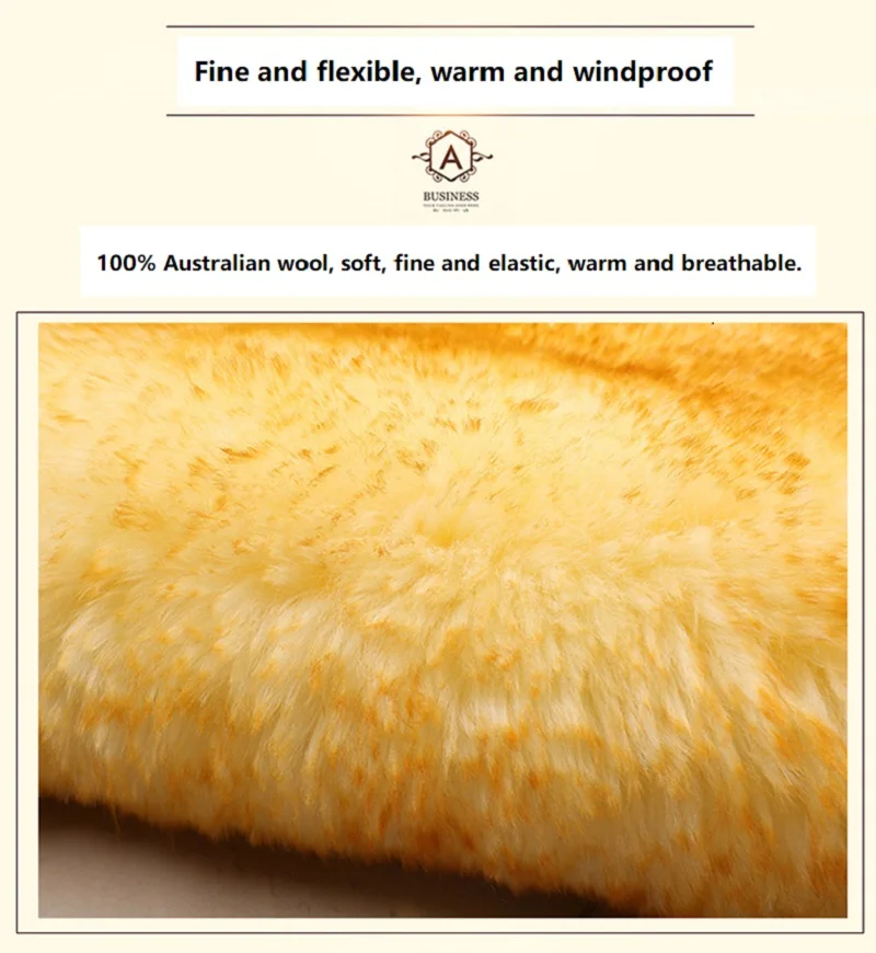 JXLCLYL 100% Australian Pure Natural Fur Seat Cover 5 Seats Whole Vehicle Seat Cover Sheepskin Winter Car Cushion