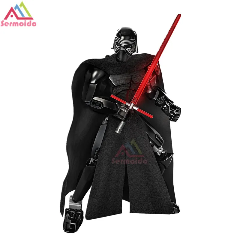 

sermoido Star Series Space War Darth Vader Storm Trooper Jango Phasma Jyn Erso K-2SO Compatible with legoings Figure toy