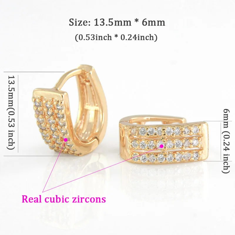 Золотые серьги кольца для женщин Boucle d'oreille Femmes Orecchini Donna Auskarai Brincos Oorbellen Earings Valentine