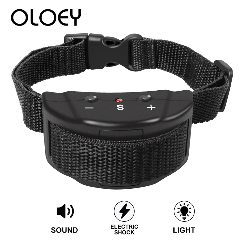 

Original 7 Sensitivity Dog Anti Barking Collar Vibration Electric Shock Stop Barking Device Dog Training Aids Pet Supplies Hot