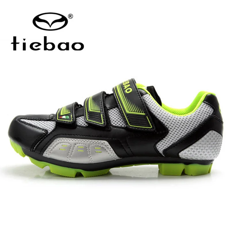 Tiebao горный велосипед MTB Велоспорт велосипед обувь Для мужчин из дышащего материала с встроенной функцией спуска затвора велосипедные спортивные гонки обувь Zapatillas De Ciclismo